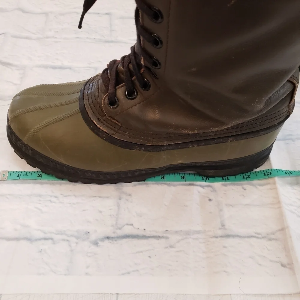 Sorel Boots Green Black Size 11